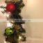 Lighted Prelit Gold Red Bell Shatterproof Ornament 9 Feet Christmas Garland