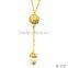 Fashionable Necklace Jewelry Gold Tassel Chain Gold Necklace With 3 Layers