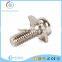 Fasterner steel square pad combination screw