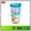16oz bpa free insulated double wall clear tumbler with paper insert