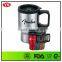 14 oz food grade insulated stainless steel travel mug with handle
