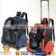 Pet carrier box,pet dog carrier bag with wheel and trolley for travelling