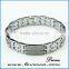 Fashion health jewelry bracelet 4 in 1 bio energy elements tungsten steel bracelet