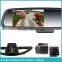 AK2043LAP4 4.3inch auto dimming and display reverse BiBi sound radar detector germid car rearview mirror