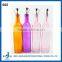 colorful 500ml olive oil glass bottle with metal dispenser