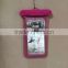 Different color pvc mobile phone waterproof bag (in stock)