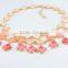 Delicate gold resin multilayer star necklace,2015 new style