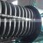 Horizontal type stainless steel press filter is for liquid and solid separator, separate clay and oil, enclosed type