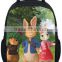 Newest Peter Rabbit backpack children's school bags for baby small cartoon backpacks animal print bagpack kids mochila infantil
