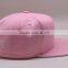 Pink Caps And Hats Pink Snapback With Metal Buckle