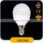 P45 Glof LED Bulb 3W E14 250lm PBT+Alu 240Degree Beam Angle Erp CE RoHs EMC Standarded