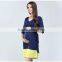 Hit color Modal Maternity dress for Pregnant Women