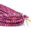 Custom smooth rondelle shape beads, 8mm round agate beads