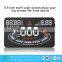 Fashion type 5.5 inch automatic/manual dimming HUD, OBDII head up display XY-HUD210