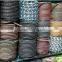 Wholesale genuine 4mm round genuine nappa leather cords for bracelet jewelry