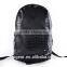 Black Leather school laptop backpack