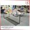 MDF painted different color fresh style bookstore furniture