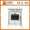 Enamel wood stove type cast iron wood burning stove with glass ceramics