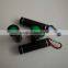 3xAAA battery green light led flashlight cheap led flashlight