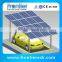 newest design Galvanized steel Solar carport racking system