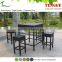Rattan Outdoor Bar Stool/ Wicker Garden Bar Sets