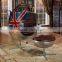 American Replica Leather Egg Chair/Brown Leather Egg Shell Chair