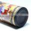 Colored printing amber spirit glass bottle