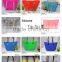 Hot sell Tote Bag- Printted Canvas Bag + Silicon cover to water proof