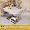 Luxury 20mm Marble Stainless Steel Side Table for Lobby