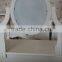 French style K/D Wooden White Dressing table with folower/Mirror and stool