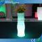 Hotel Decorative Rechargeable RGB Light Plastic Flower Pot LED