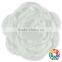 Plain White 8 Layers Christmas Ribbons Satin Flower Christmas Wedding Decorations Artificial Chrysanthemum Flower