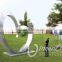 contemporary city large outdoor metal craft stainless steel sculpture
