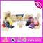 2016 New fashion baby wooden toy doll crib W06B018