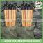 varnish coated wooden broom handle