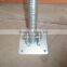 Scaffolding parts adjustable screw jack base/swival base jack for sale