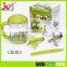 Newest style factory directly hot sale PP and stainless steel material multifunctional peeler and grater