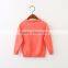 Fashon designed handmade knitting fabric baby sweater with shoulder button