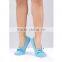 Women terry ballerina slippers with bow