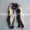 majored warp knitted colourful scarf factory in knit town of china