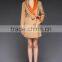 100% hand made 100% wool winter women coat