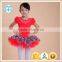 flower embroidered girl tutu dresses kids girl dress for summer dance activities kids tutu training dress