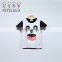 Wholesale top quality 100% cotton children wear panda summer kids garments