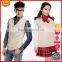 Sleeveless school uniform pure cotton vest school uniform sweater men