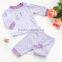 100% Cotton Purple Romper 8Pcs Summer Baby Girls Clothing Sets For Factory Price
