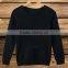 Wholesale blank long sleeve pullover round neck pure color sweatshirt without hood
