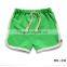 Top quality custom apparel cheap quick dry 100 cotton plain children sports shorts