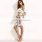 Floral Printed Long Maxi Dress Summer Party Off Shoulder Chiffon Dress apparel