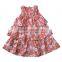 Baby Toddler Ruffle Sleeveless Cotton Flower Frocks Design Girl Dress