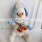 musical plush christmas snowman with scarf